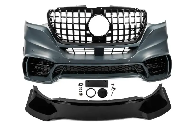 Передній бампер з решіткою V2 (AMG) для Mercedes-Benz Sprinter W907/W910 2018–