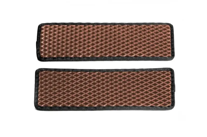 Килимки на пороги (2 шт, EVA, Коричневий) для Nissan NV400 2010–2024