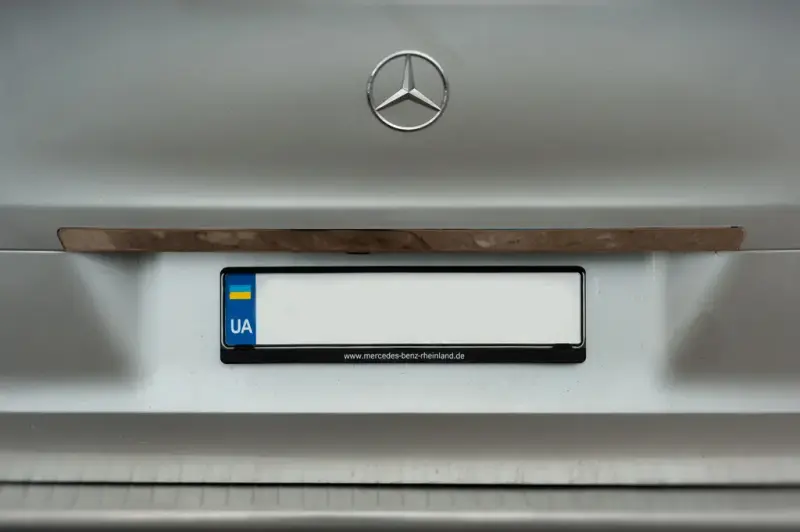 Планка над номером широка (нерж) для Mercedes-Benz Vito/V-class W447 2014–