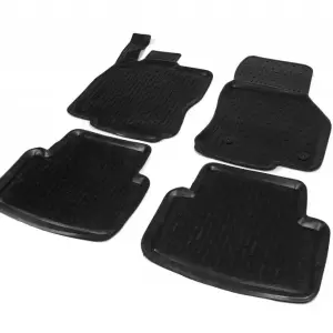 Гумові килимки (4 шт, Niken 3D) для Skoda Octavia III A7 2013–2019