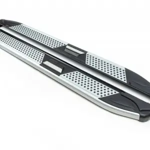 Бокові пороги Mevsim Grey (2 шт., Алюміній) для Volkswagen Caddy 2004–2010