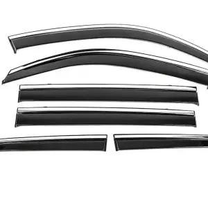 Вітровики з хромованим молдингом Niken Luxury (2008-2015, 6 шт) для Lexus LX570/450d 2008–2022