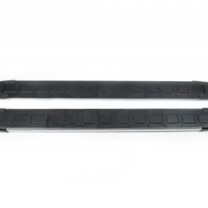 Бокові пороги Maydos V1 (2 шт., Алюміній ↗ нерж) для Volkswagen T7 2021–