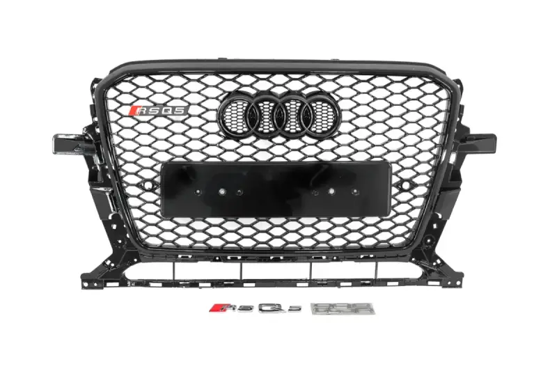 Передня решітка RSQ-Style з написом Quattro (2012-2017, чорна) для Audi Q5 2008–2017