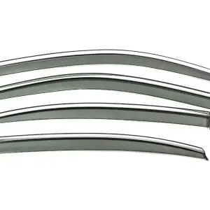 Вітровики з хромованим молдингом Niken Luxury (для Sedan, 4 шт) для Volkswagen Passat B9 2023–