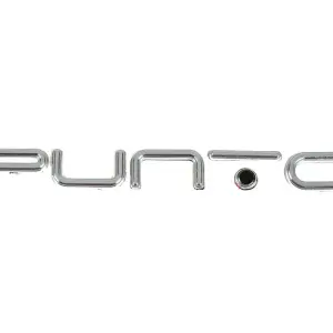 Напис Punto для EVO (чорна точка, 2037b) для Fiat Punto Grande/EVO 2006–2018