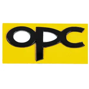 Емблема OPC 36мм на 85 мм (Чорний) для Opel