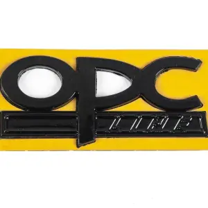 Емблема OPC Line 32мм на 85 мм (Чорний) для Opel