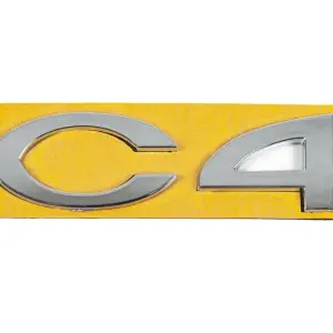 Напис C4 8665.Y4 (108мм на 30мм) для Citroen C-4 2004–2010