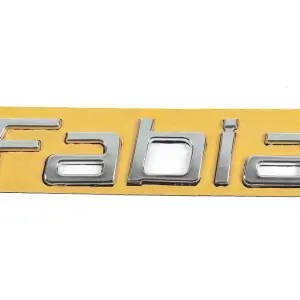 Напис Fabia (125 мм на 25мм) для Skoda Fabia 2007–2014