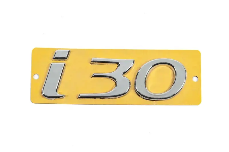 Напис I30 (108мм на 37мм) для Hyundai I-30 2012–2017
