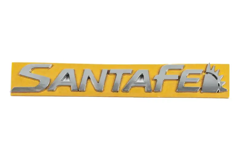 Напис SantaFe (210мм на 30мм) для Hyundai Santa Fe 3 2012–2018