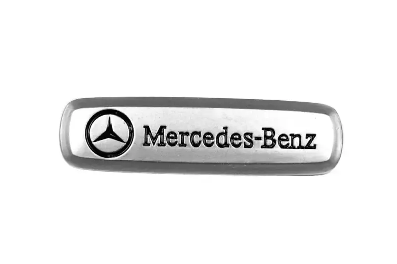 Mercedes Шильдик алюмінієвий для килимків (1шт) для Mercedes-Benz