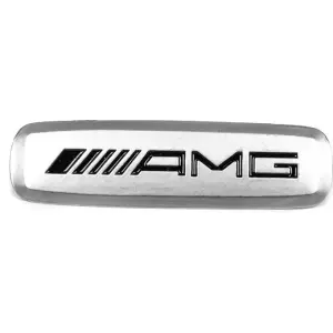 AMG Шильдик алюмінієвий для килимків (1шт) для Mercedes-Benz
