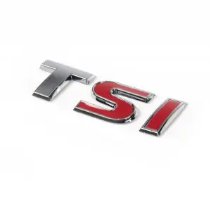 Напис TSI (косою шрифт) для Volkswagen Golf 7/E-Golf 2012–2020