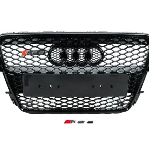Передня решітка RS-style (2007-2011, чорна) для Audi A5 2007–2015