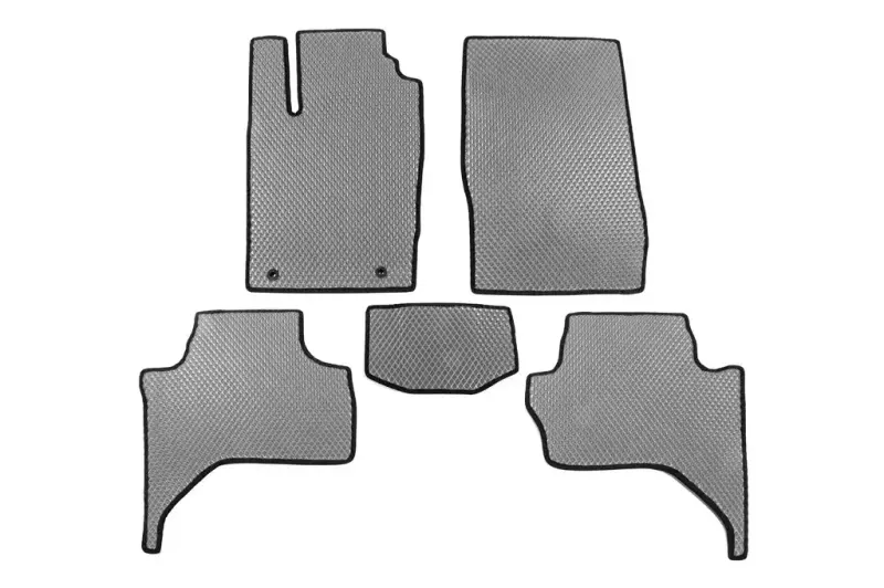 Килимки EVA (Long base, сірі) для Mitsubishi L200 2015–2024