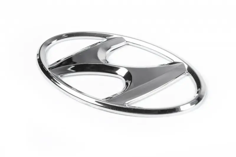 Емблема (самоклейка, 100 мм на 50 мм) для Hyundai Elantra (HD) 2006–2011