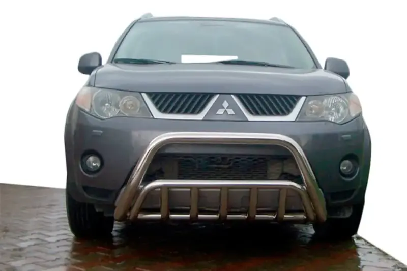Кенгурятник WT002 (нерж.) для Mitsubishi Outlander 2006–2012