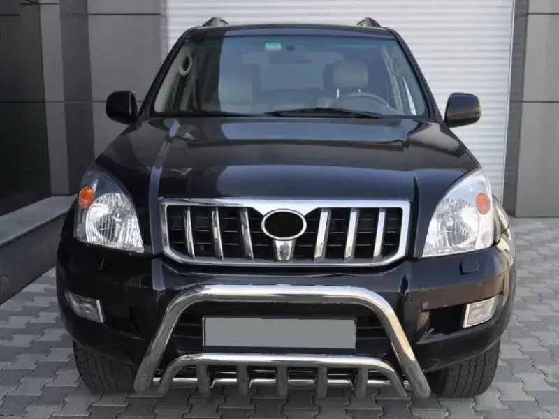Кенгурятник низький WT002 (нерж) для Toyota Land Cruiser Prado 120 2002–2009