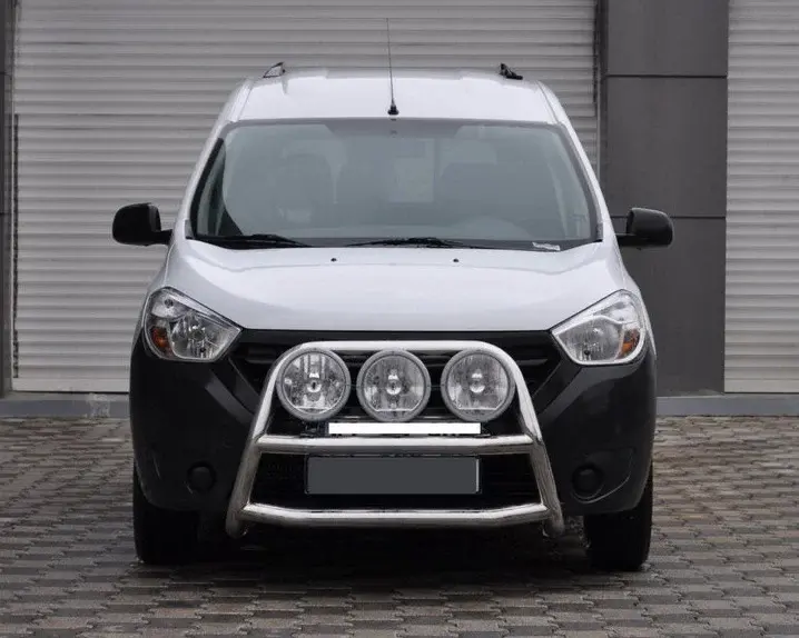 Кенгурятник WT022 (нерж.) для Renault Dokker 2013–2022
