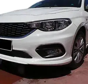 Передня накладка на бампер (2016-2021, під фарбування) для Fiat Tipo 2016–