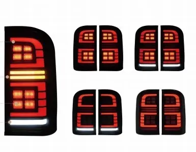 Задні ліхтарі Smoke Black LED (1999-2004, 2 шт) для Nissan Patrol Y61 1997–2011