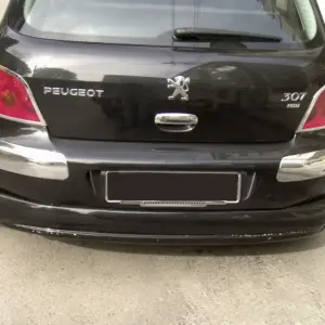 Задня нижня накладка (під фарбування) для Peugeot 307 2001–2008