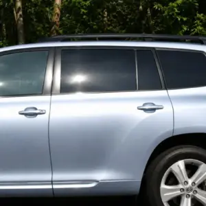 Рейлінги чорний OEM (Алюміній) для Toyota Highlander 2008–2013