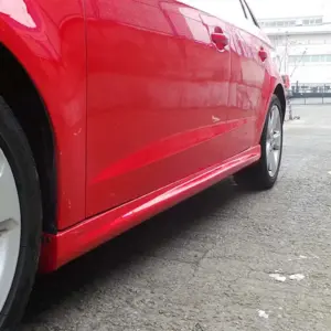 Бокові пороги DPT (HB, чорний глянець) для Audi A3 2012–2020