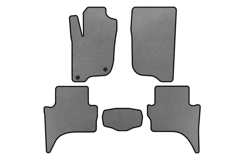 Килимки EVA (Short base, сірі) для Mitsubishi L200 2015–2024