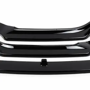 Накладка на передній бампер Lip (для S-Line 2015-2019, ABS) для Audi A4 B9 2015–2024