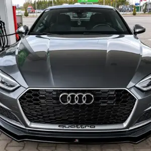 Накладка на передній бампер Lip (для S-Line 2016-2019, ABS) для Audi A5 2016–2025