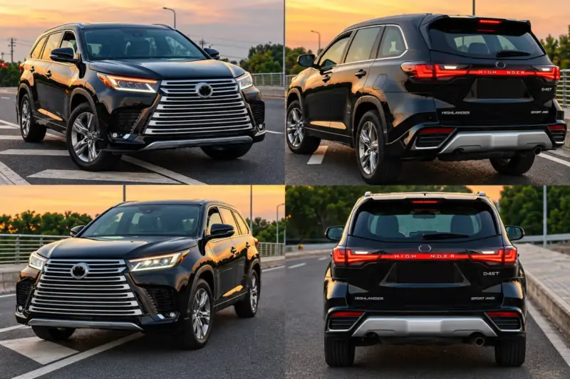 Комплект обвісу LX600-Style для Toyota Highlander 2013–2019