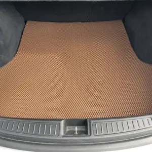Килимок багажника задній EVA (2012-2021, цегляний) для Tesla Model S 2012–