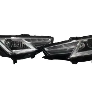Передні фари Led (2015-2020, Halogen to LED, 2 шт) для Audi A4 B9 2015–2024