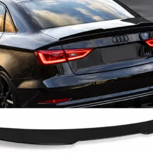 Спойлер M4-Style (для SD, чорний глянець) для Audi A3 2012–2020