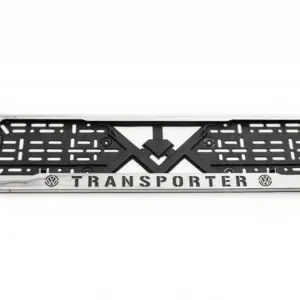 Рамка під номер хром Transporter (1 шт, нержавіюча сталь) для Volkswagen T4 Transporter 1990–2003