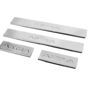 Накладки на пороги Carmos V2 (4 шт, нерж) для Opel Astra H 2004–2013