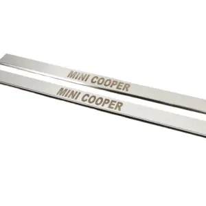 Накладки на пороги (Carmos, 2 шт., нерж.) для Mini Cooper R50/52/53 2000–2006