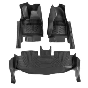 Гумові килимки Niken Luxury 3D (3 шт) для Tesla Model 3 2017–