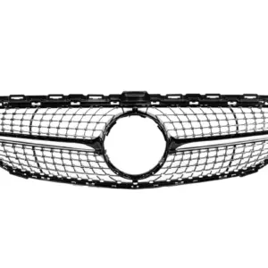 Передня решітка Diamond Black (для Avantgarde/AMG-Line/C43 AMG) для Mercedes-Benz C-class W205 2014–2021
