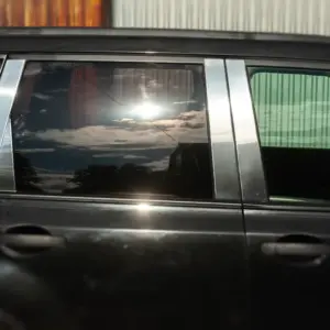 Молдинг дверних стійок (8 шт, нерж) для Nissan X-trail T31 2007–2014
