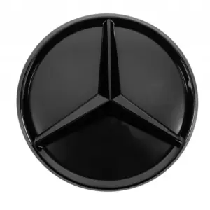 Передня емблема з об’ємною зіркою, чорна окантовка a2048806406 для Mercedes-Benz B-class W245 2005–2011