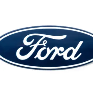 Емблема передня 2024+ 144мм/61мм (самоклейка+штирі) для Ford Transit 2014–