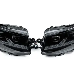 Передні фари з блоками FullLed Black V2 (2015-2019, 2 шт) для Volkswagen T6 2015–2024