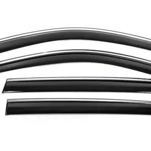 Вітровики з хромованим молдингом Niken Luxury (4 шт) для Subaru Outback 2009–2014